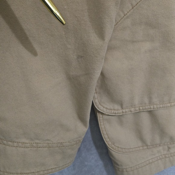 Vintage LL Bean Chore Jacket Mens Medium Duck Canvas Barn Cabin  Plaid Corduroy - Picture 7 of 10